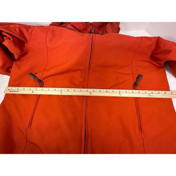 Johnston & Murphy Men's Jacket Size L Rust Orange Soft Shell - Picture 13 of 16